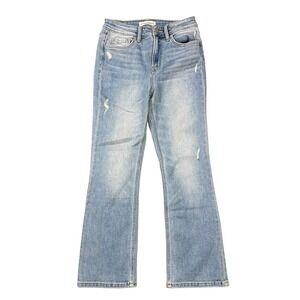 Flying Monkey Bootcut Jeans Women's Size 26 Light Wash Faded Distressed Denim